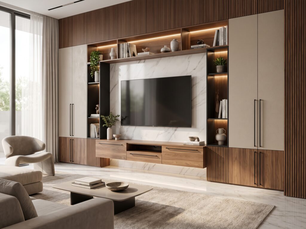 Luxury TV unit modern living 202607091944