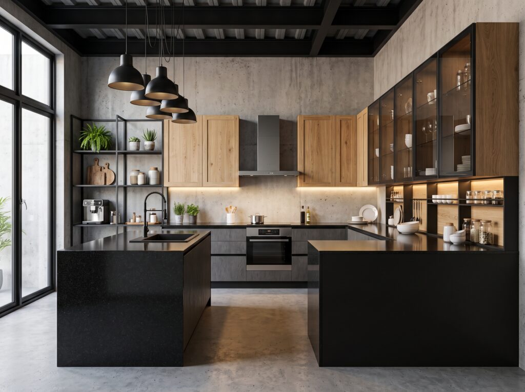 Luxury industrial modular kitche… 2K 202607091841