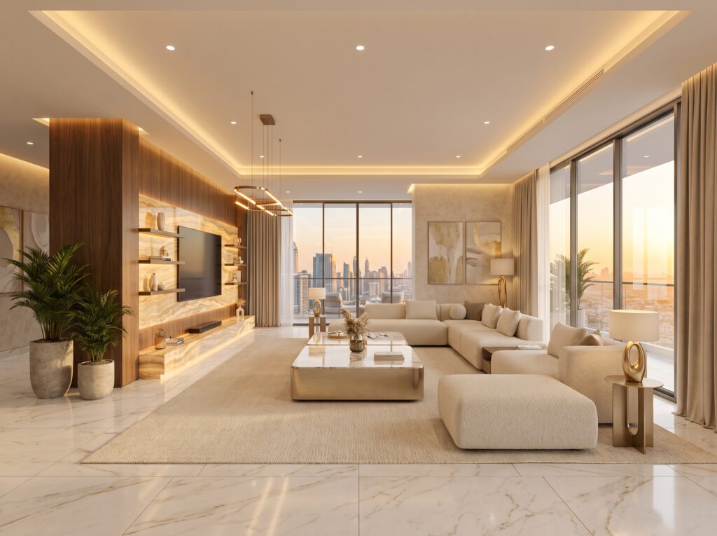 Luxury living room interior design 202607081411