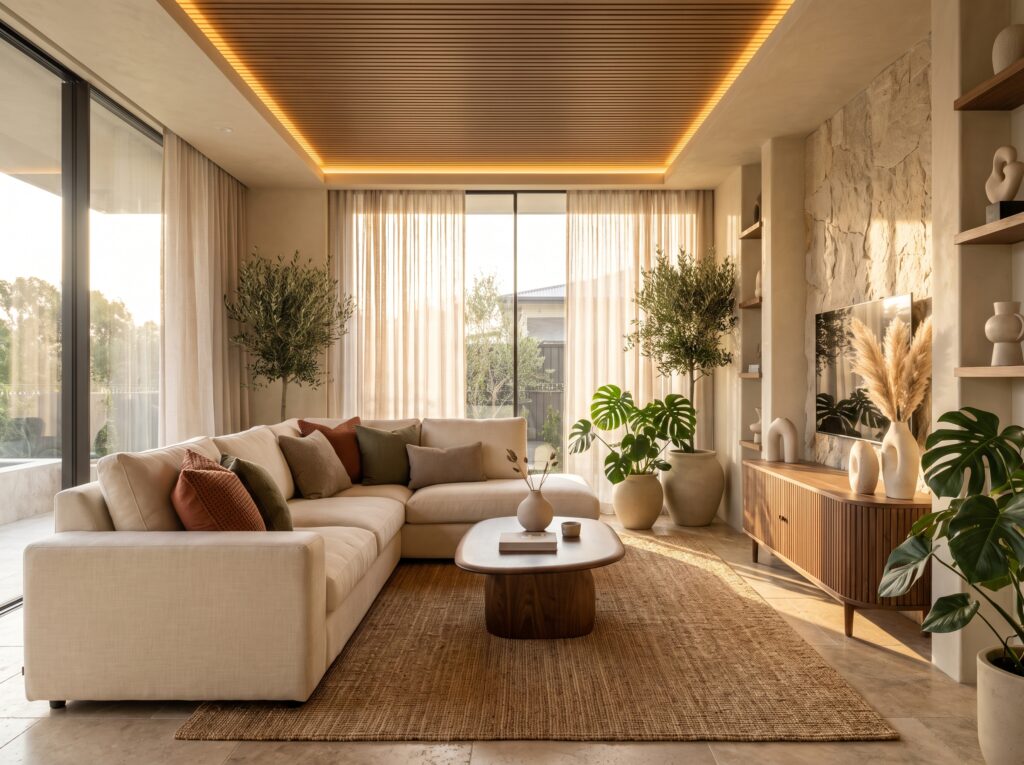 Modern living room earthy organi… 202607081431