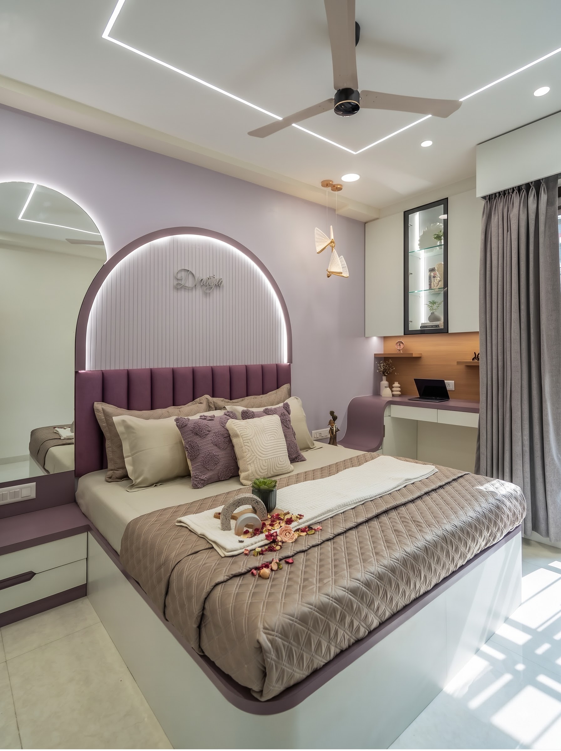 Stylish master bedroom