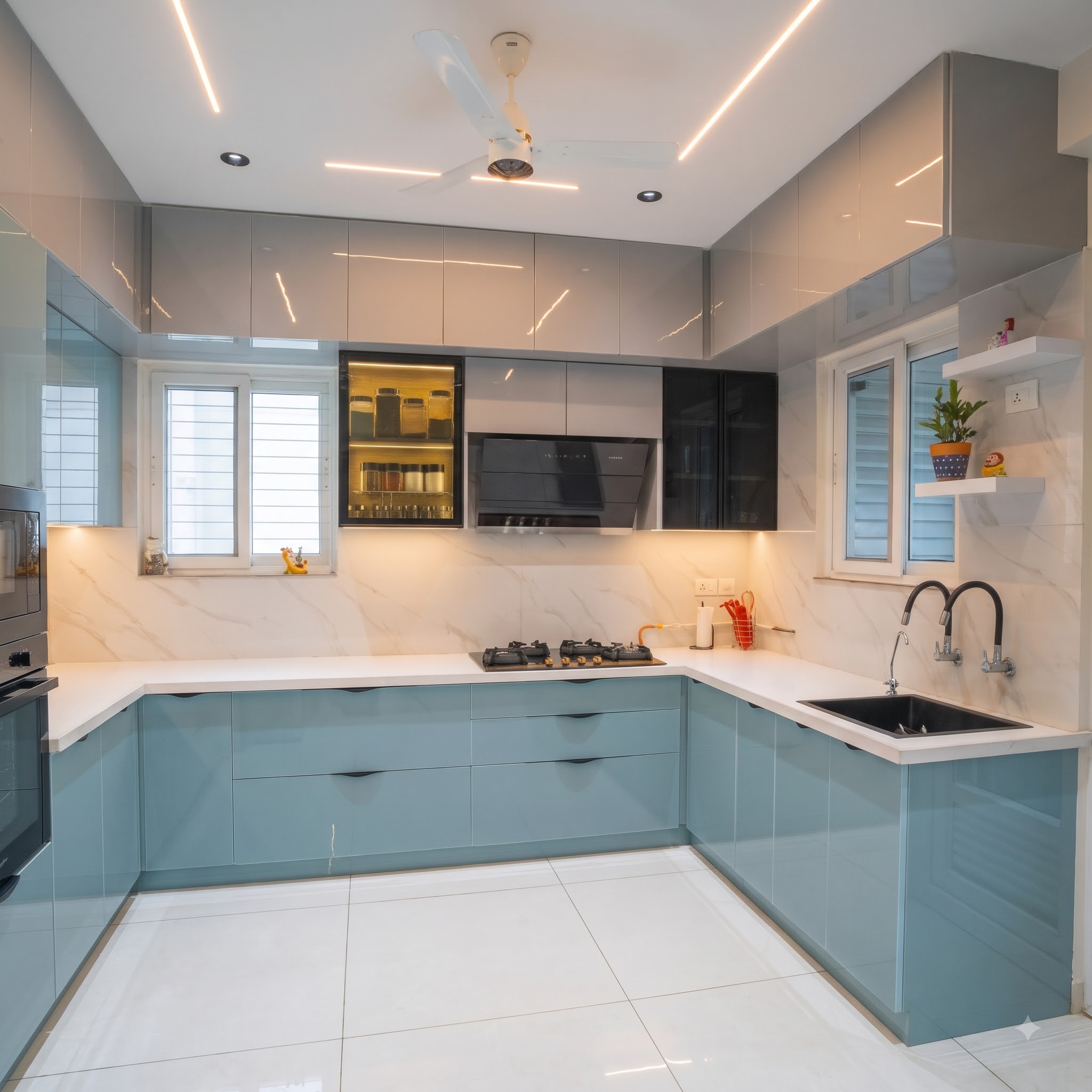 Modern modular kitchen