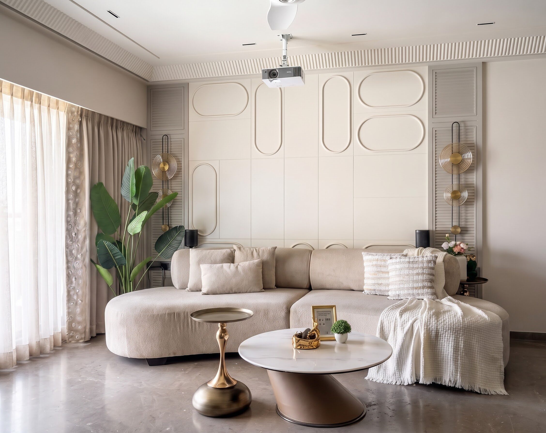 Elegant contemporary living room